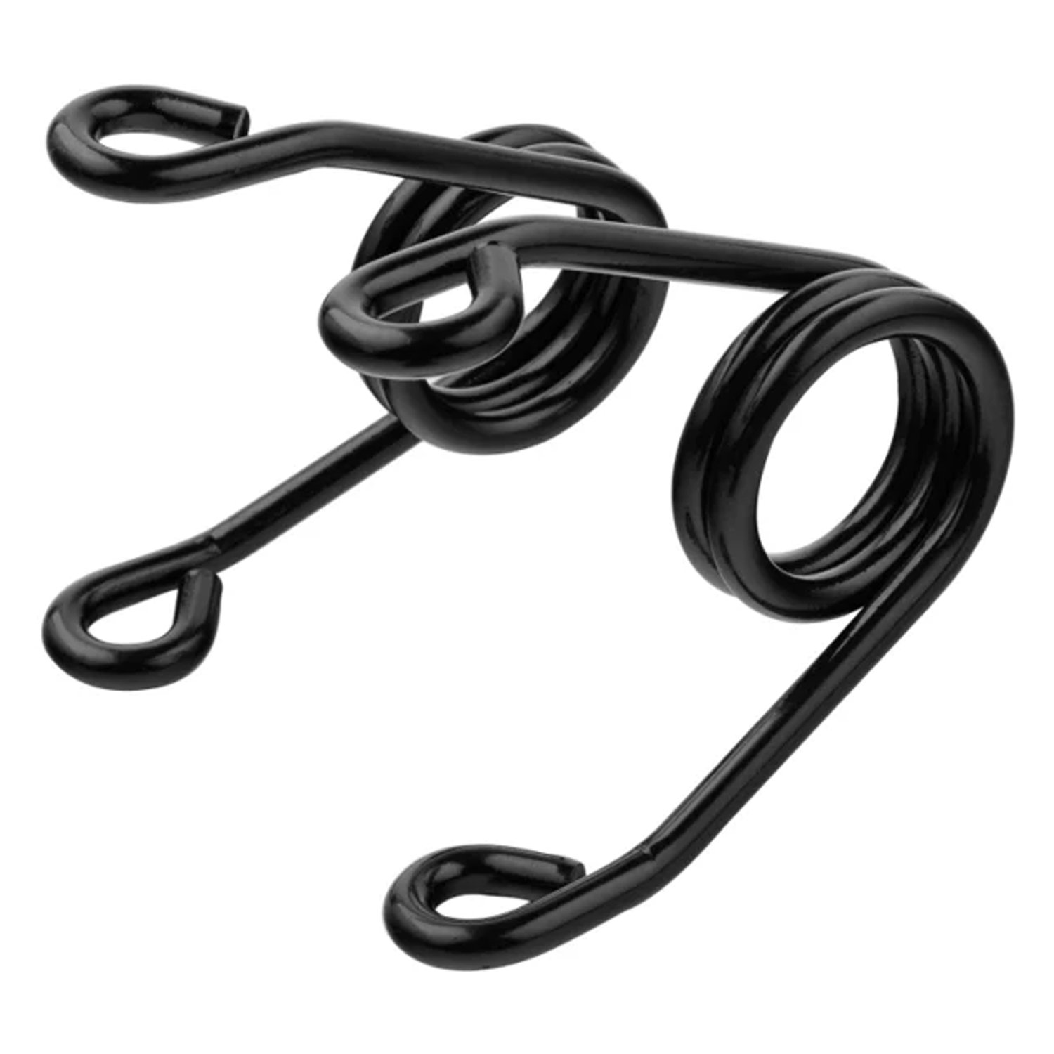 Motorcycle Solo Seat Springs Scissor Hairpin Style Left & Right - 3 Inch, Black | Twisted Choppers