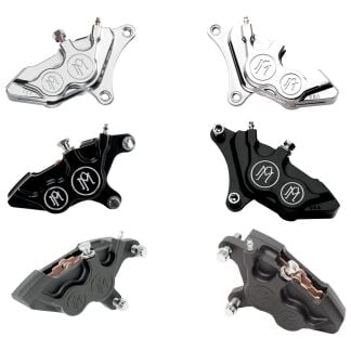 Performance Machine 4-Piston Differential-Bore Front Caliper - 2000-2017 Harley-Davidson | Twisted Choppers