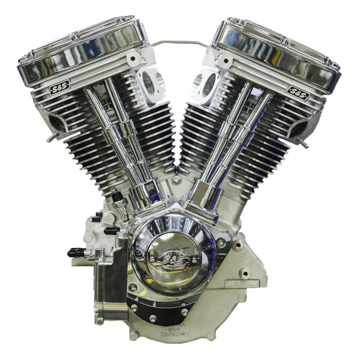 V111 S&S Cycle Evolution 84-99 HD Engine Long Block - Natural | Twisted Choppers
