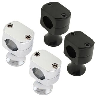 2 Inch Tall 1 Inch Clamp Vintage Motorcycle Risers | Twisted Choppers